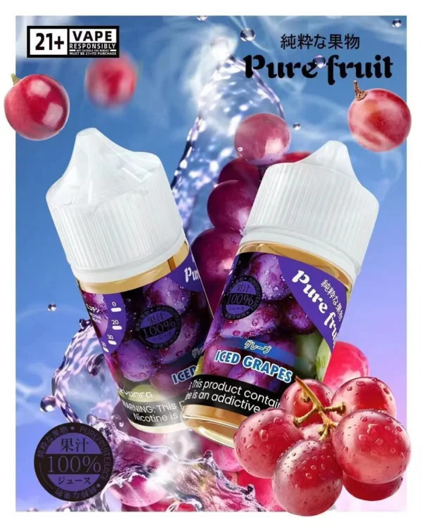 1783411015378.webp Pure Fruit 純粹果物 煙油 30mL/日本原裝進口/爆汁口感/通用注油小煙主機