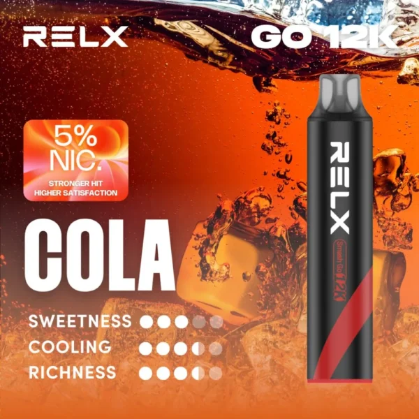 RELX Smash Go 12000口 拋棄式電子煙 防乾燒/400mAh/15ml容量/3%-5%尼古丁鹽