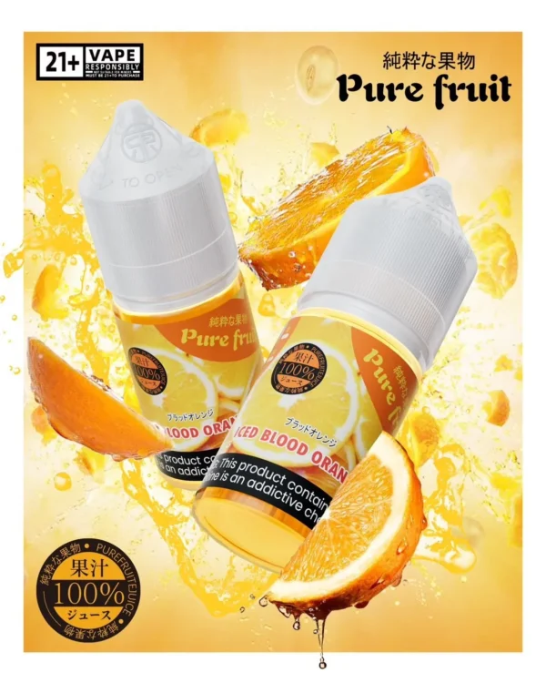 66917329.webp Pure Fruit 純粹果物 煙油 30mL/日本原裝進口/爆汁口感/通用注油小煙主機