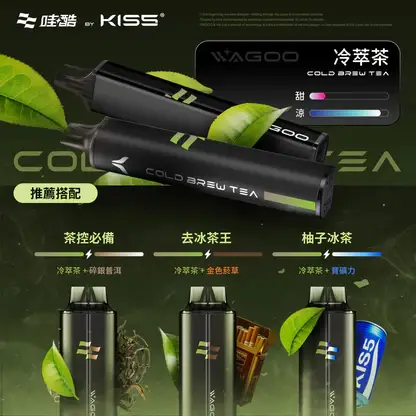 WAGOO 哇酷 KIS5 6500口 拋棄式電子煙 不漏油結構/順滑擊喉/雙芯磁吸/78種風味