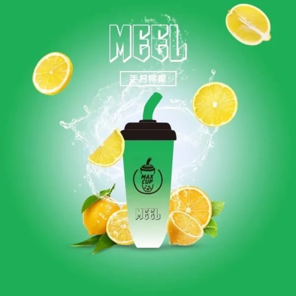 MEEL奶茶杯-海鹽檸檬-1000x1000-1.webp MEEL 奶茶杯 6000口 拋棄式電子煙 3%尼古丁鹽/15ml油量/智慧Type-C快充/長效續航