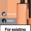 RELX悅刻x-box-16000口拋棄式電子煙-橙色主機.webp RELX 悅刻 X-BOX 16000口 專用換彈拋棄式電子煙套裝 12W-16W/3%尼古丁鹽/Mesh芯