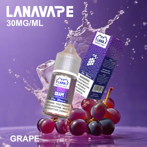 LANA 拉娜 30ml 煙油 30mg尼古丁鹽/紮實滿足/不化學/回韻清甜/通用注油小煙主機