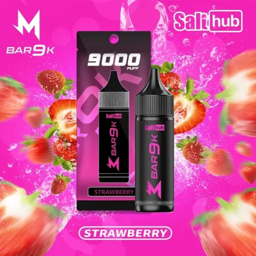 marbo-9k-strawberry-524x524-1.webp Marbo Bar 泰國熱銷 9000口 拋棄式電子煙 14ml大容量/Mesh網狀芯/自定義可調氣流