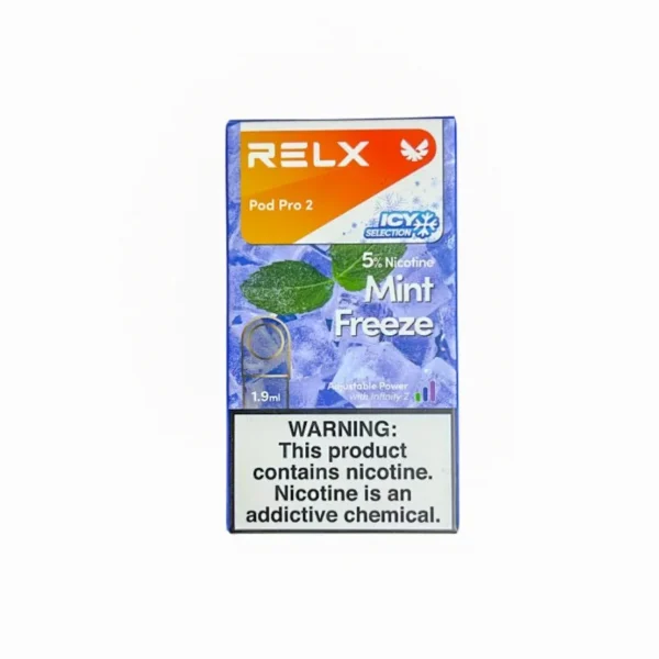 零度薄荷.webp RELX 悅刻 六代煙彈 1.9ml容量/陶瓷網狀芯/3%-5%尼古丁鹽/四五六代通用【買3盒加購350贈主機 買10贈2】
